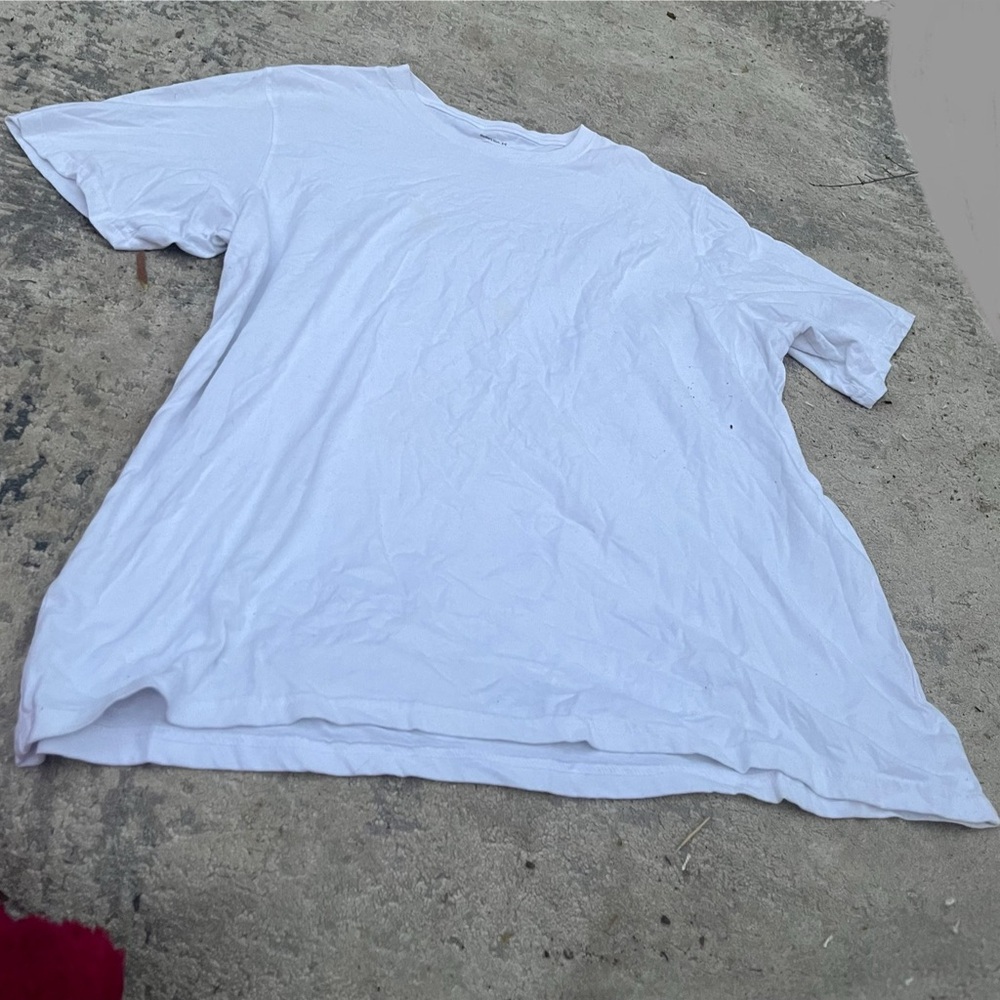 Men's White Short Sleeve Crew Tee